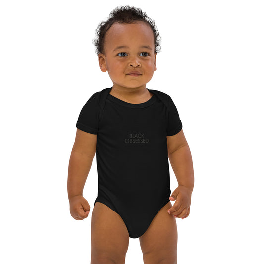 All Black Baby Bodysuit
